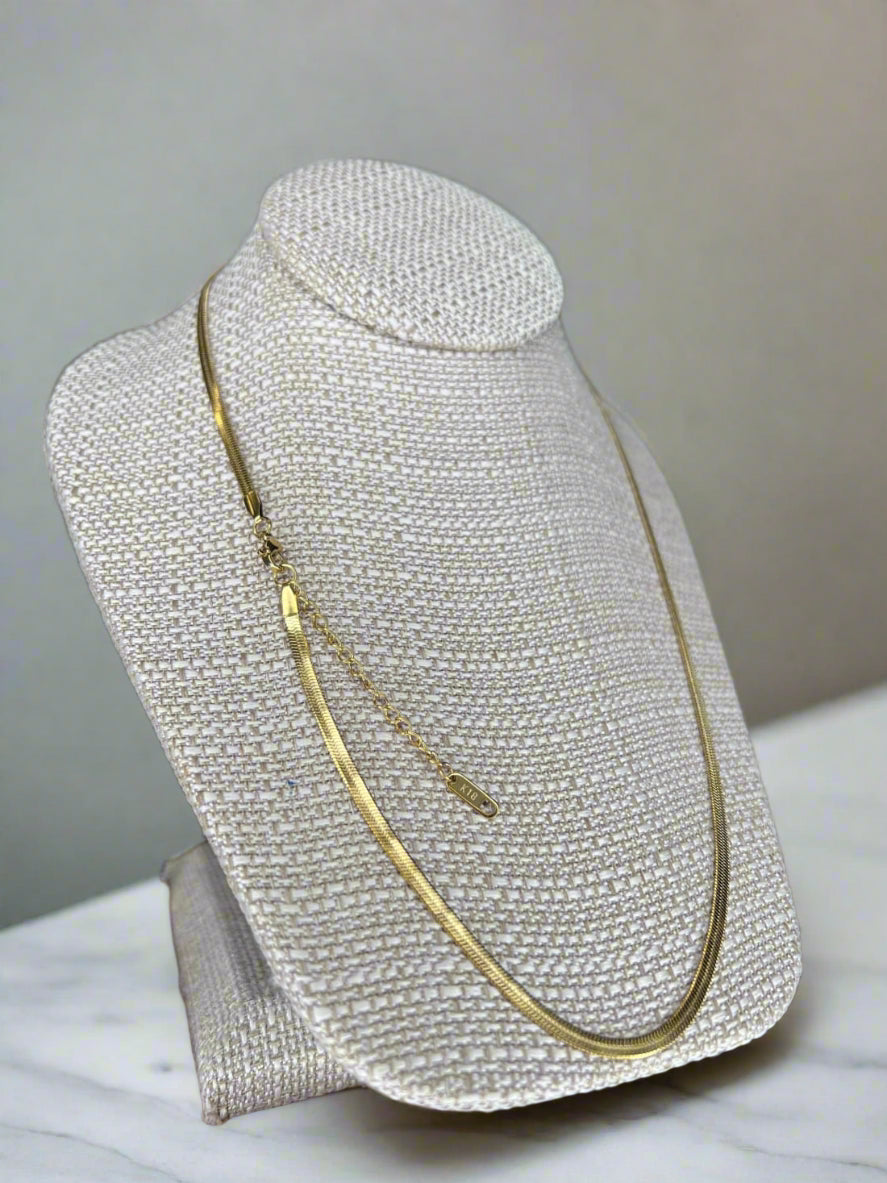 Sheer Perfection Snake Chain Necklace