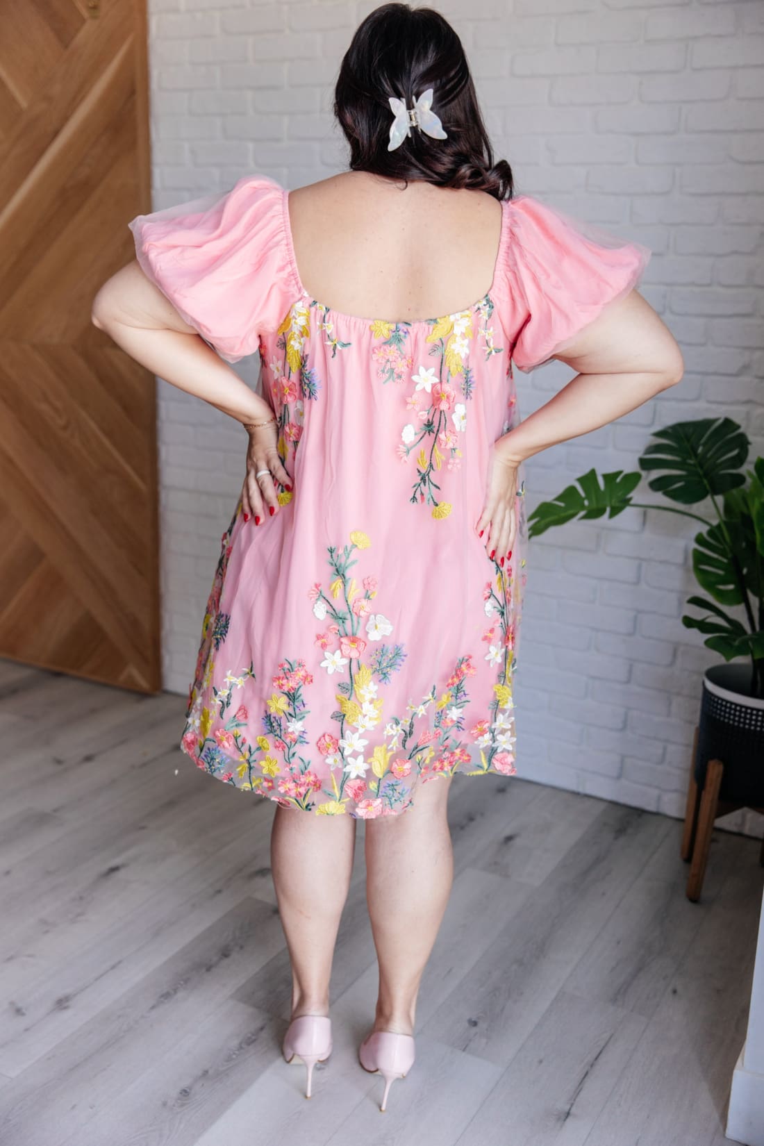 She’s Blooming Balloon Sleeve Dress | Dresses