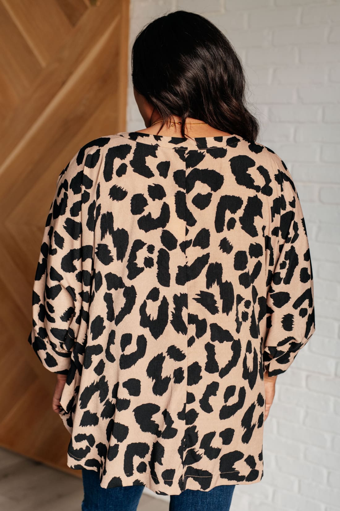 Bold Leopard Batwing Blouse | Tops