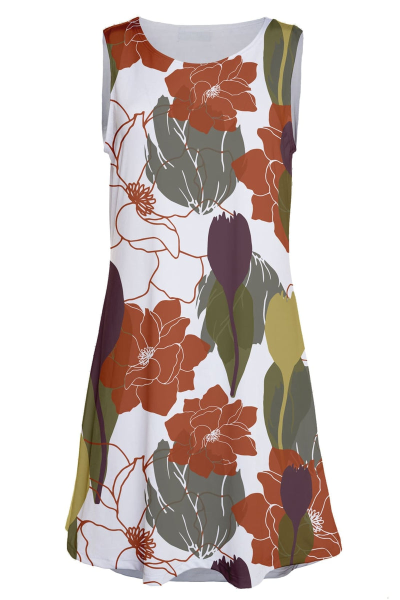 Sleeveless Floral Mini Dress