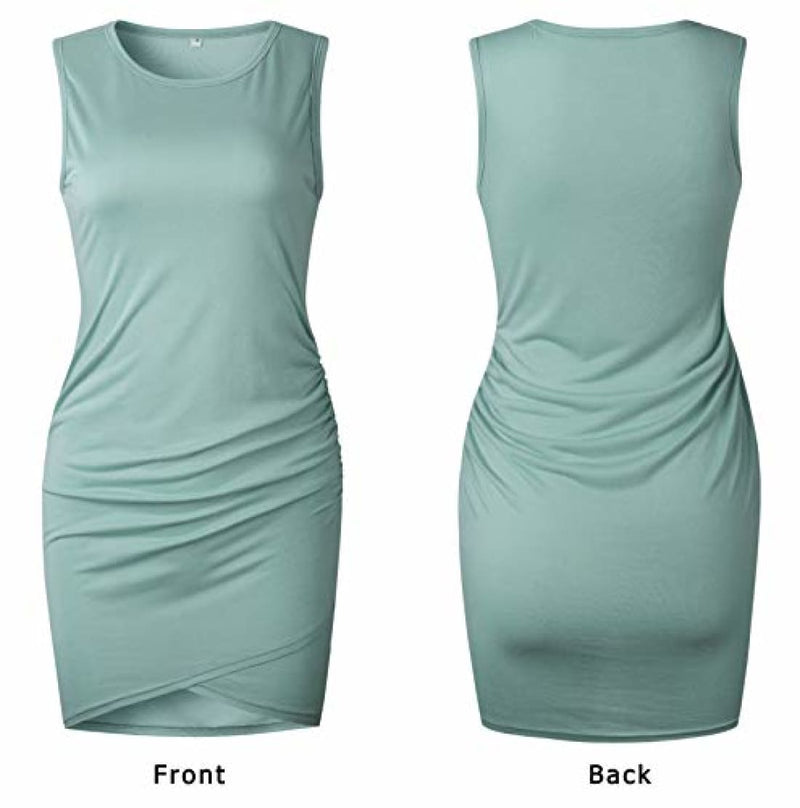 Sleeveless Ruched Minidress | Mini Dresses