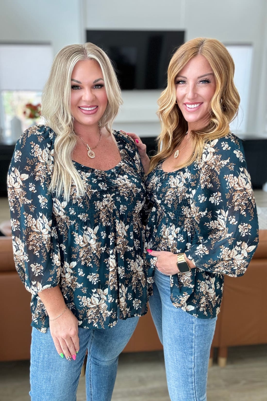 New Beginnings Floral Smocked Top | Blouses & Shirts