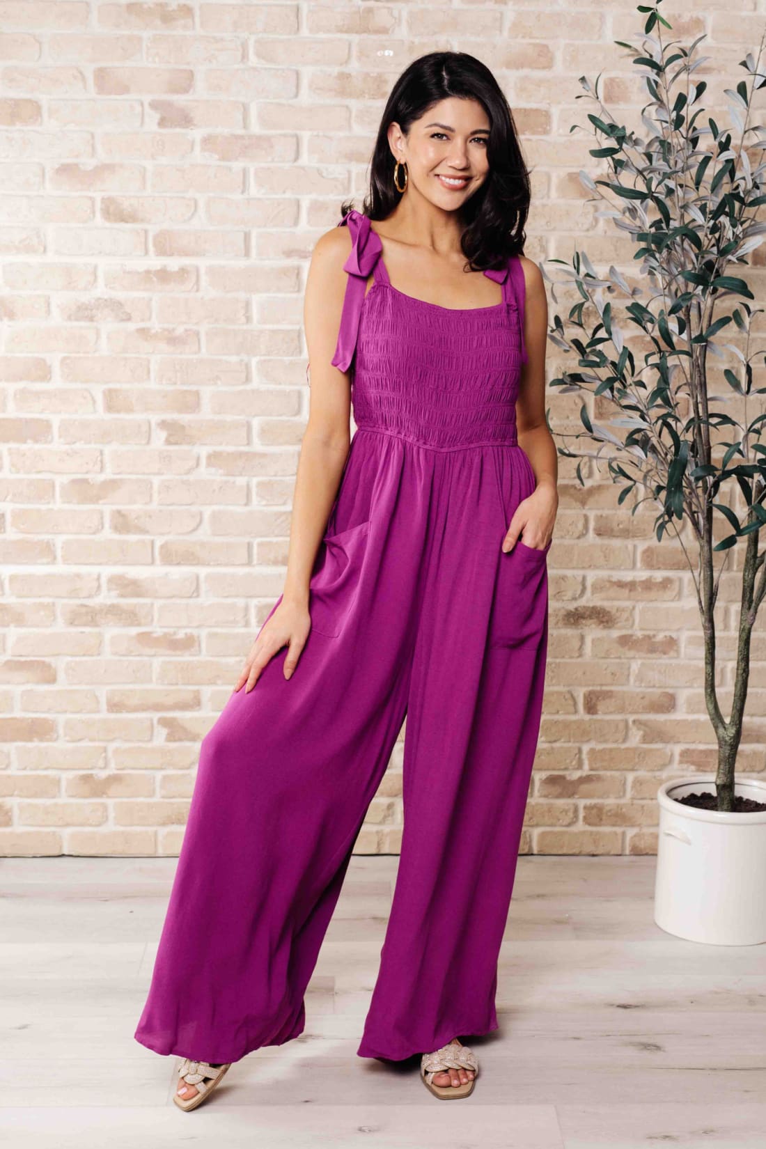 Social Graces Wide Leg Jumpsuit | romper