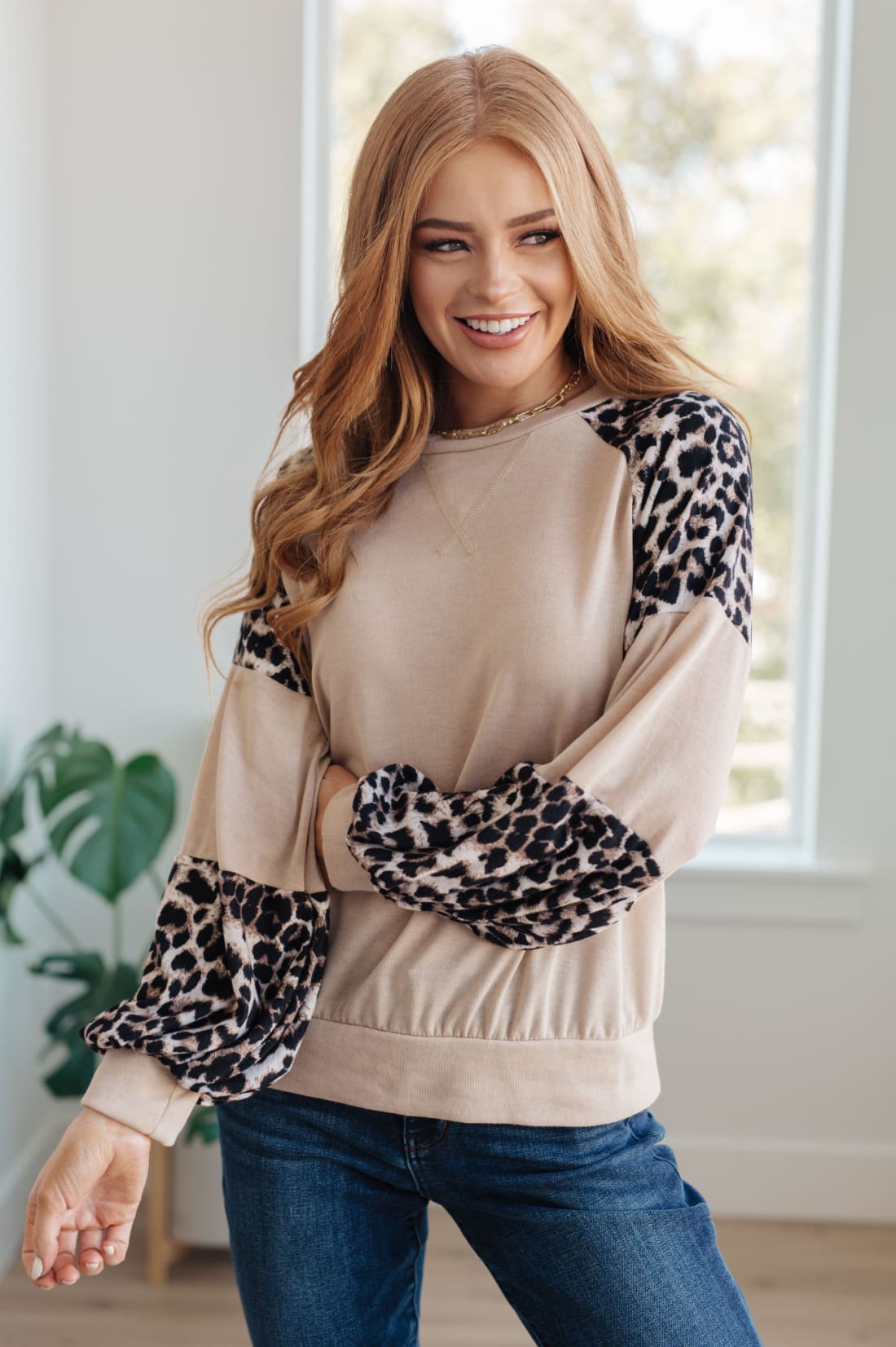 Sometime Safari Animal Print Top | long sleeve tops