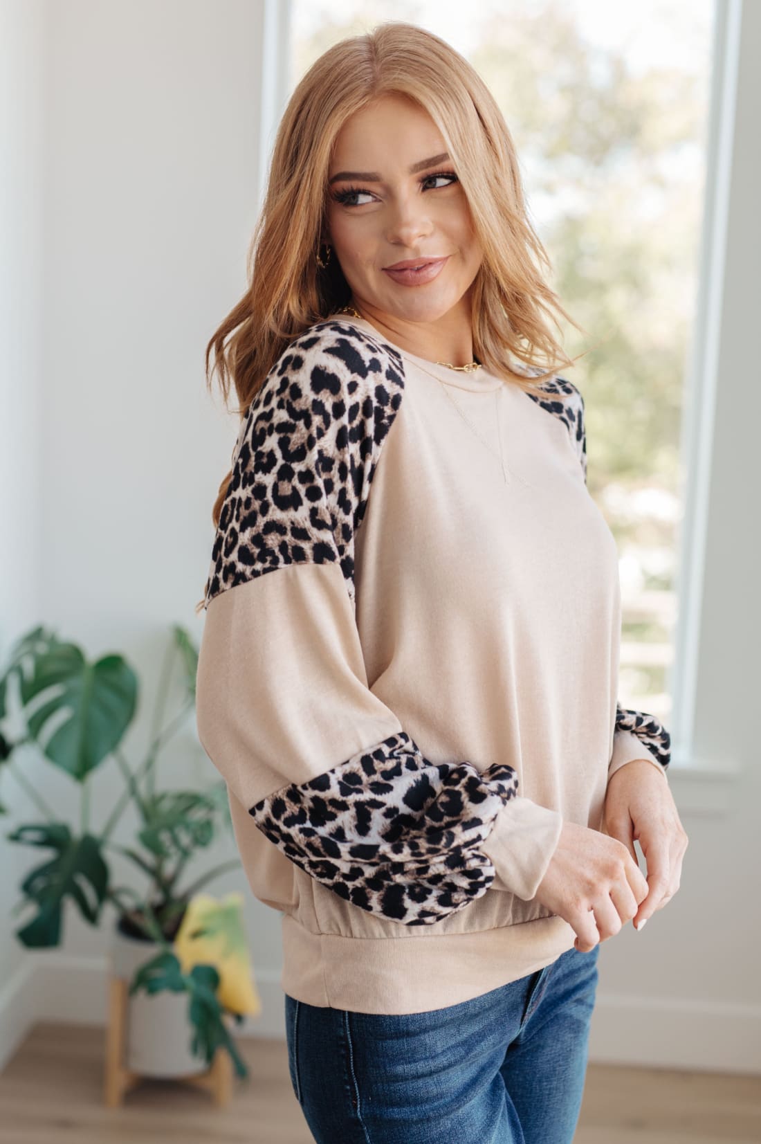 Sometime Safari Animal Print Top | long sleeve tops