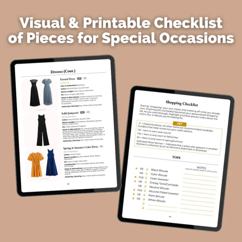 Special Occasion Style Guide