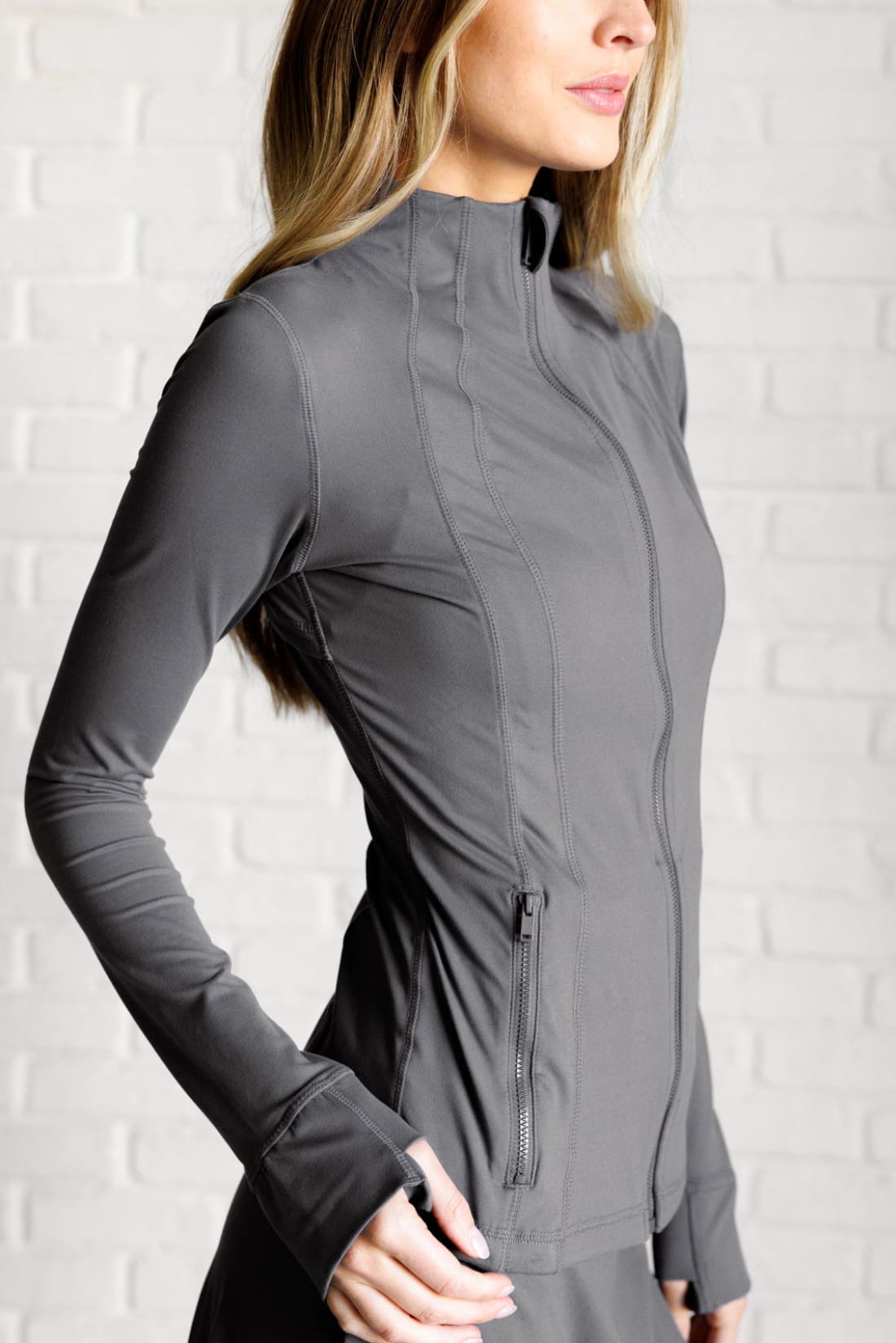 Staying Swift Activewear Jacket in Titanium | Jackets & Coats