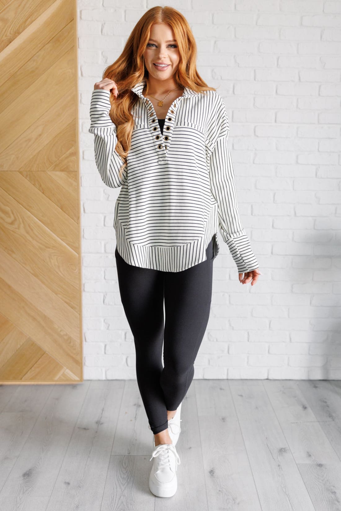 Striped Serendipity Pullover | Tops