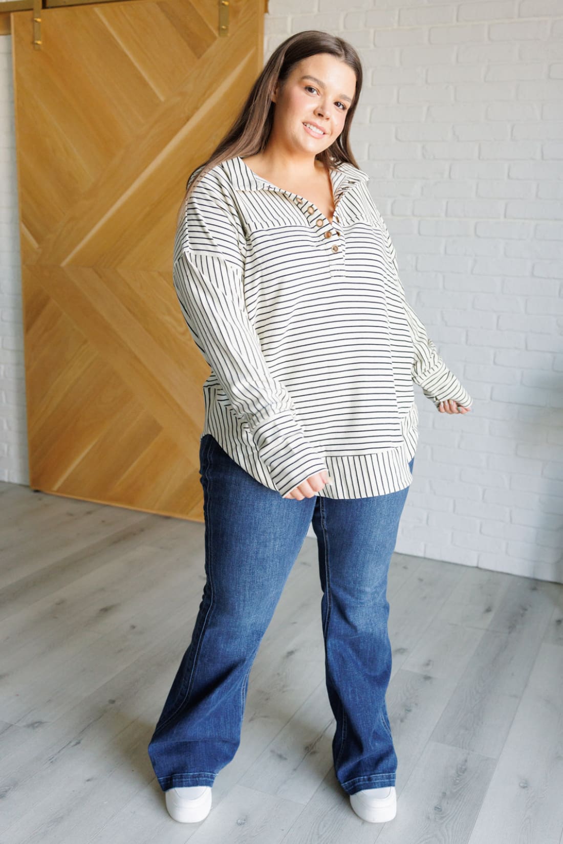 Striped Serendipity Pullover | Tops