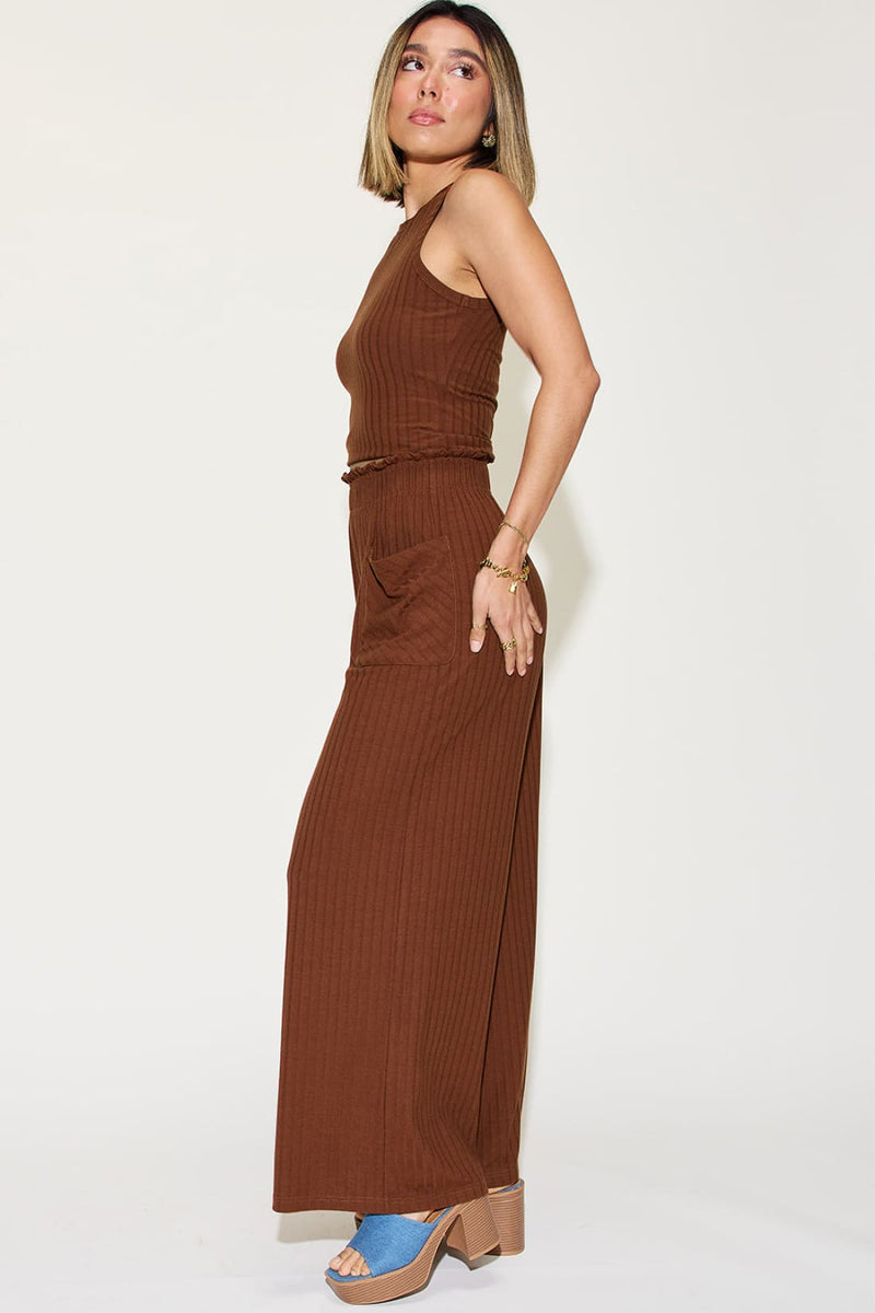 Tank and Wide Leg Pants Set