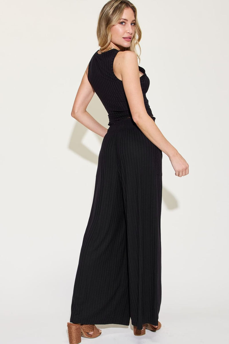 Tank and Wide Leg Pants Set