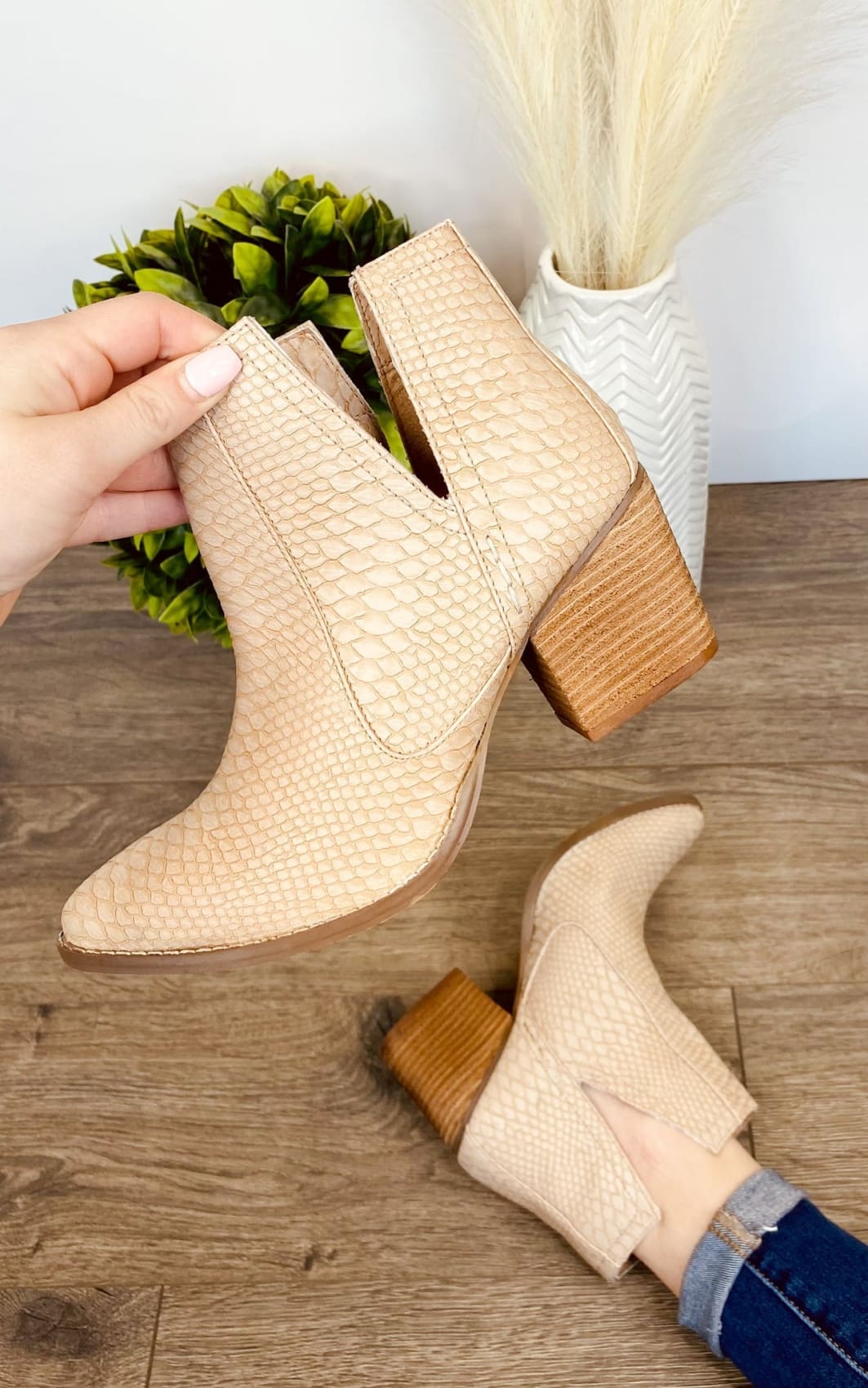 Tarim Bootie in Blush | boots