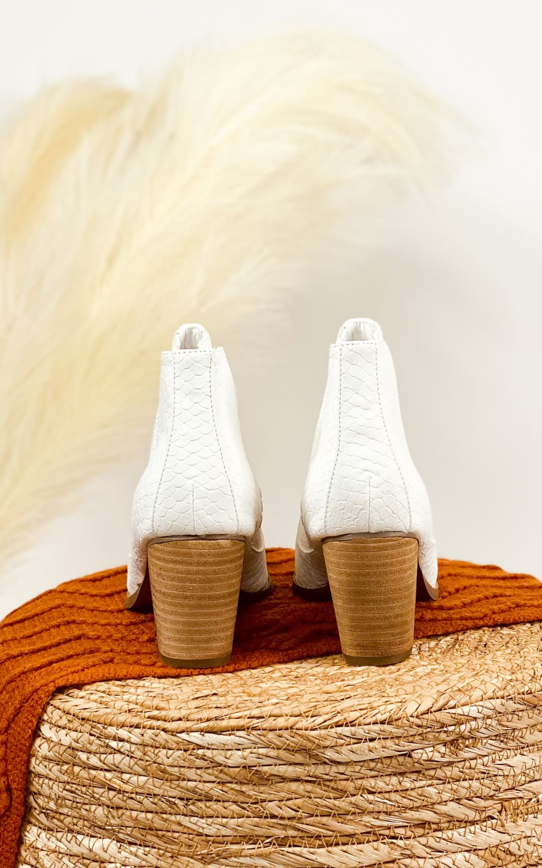 Tarim Bootie in White | boots