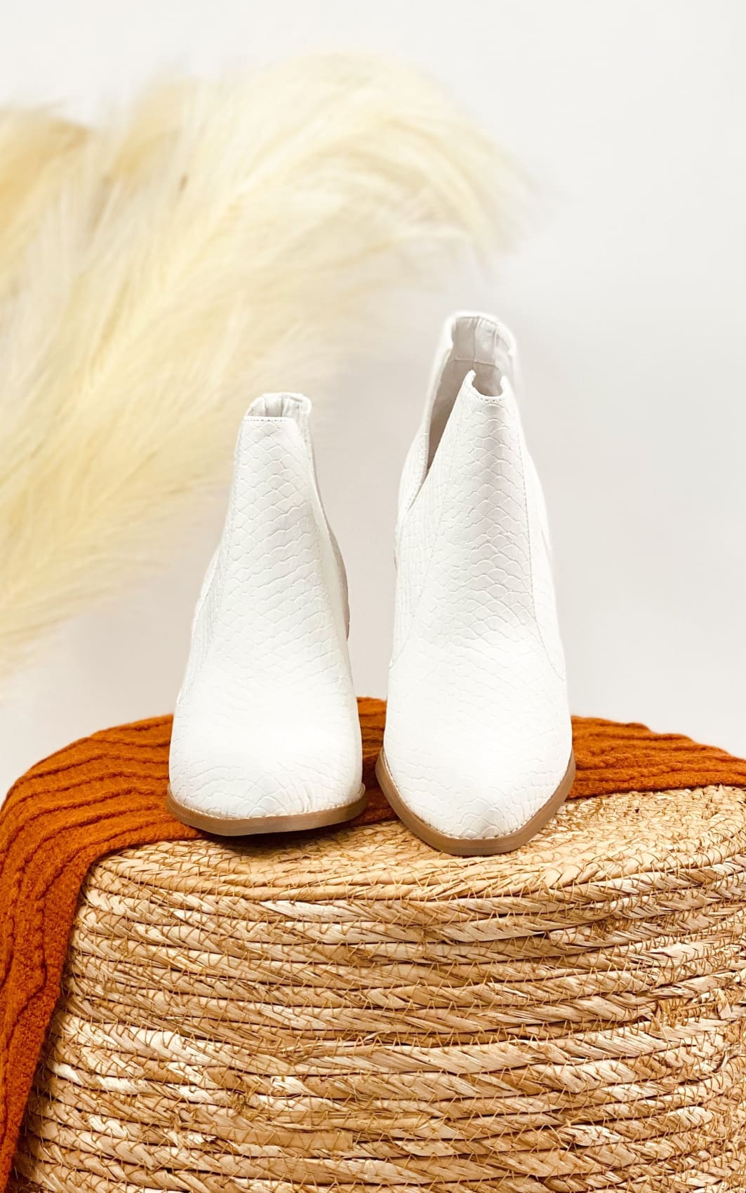 Tarim Bootie in White | boots