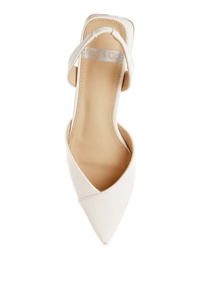 Tijay Soft Real Leather Slingback Sandals