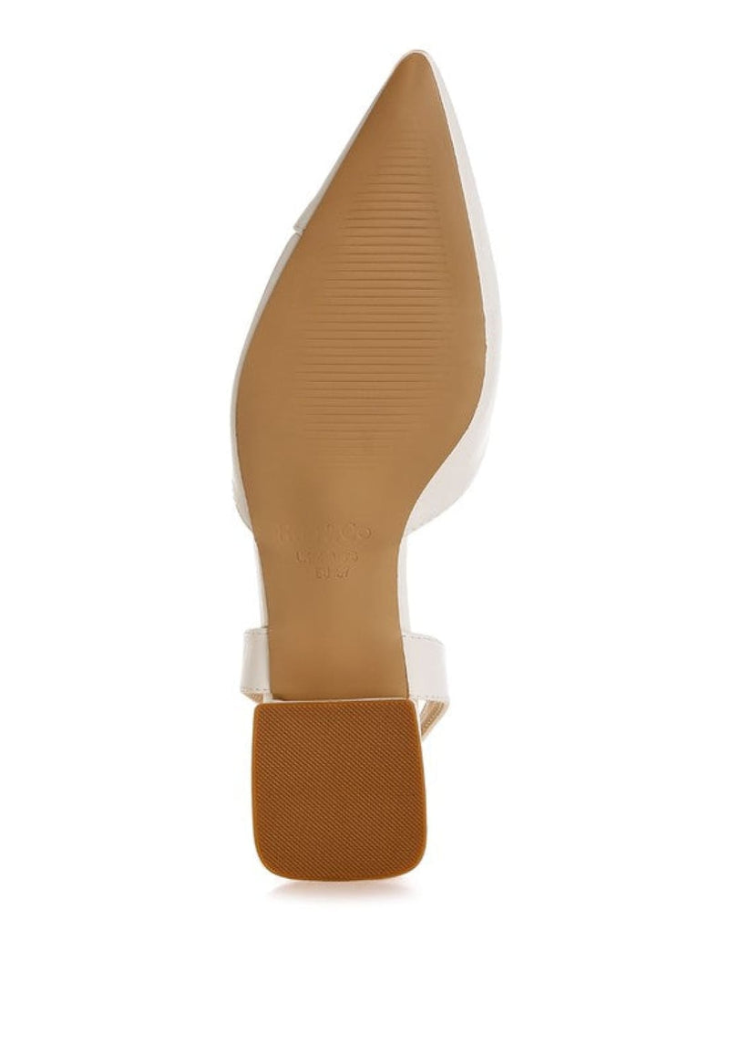 Tijay Soft Real Leather Slingback Sandals