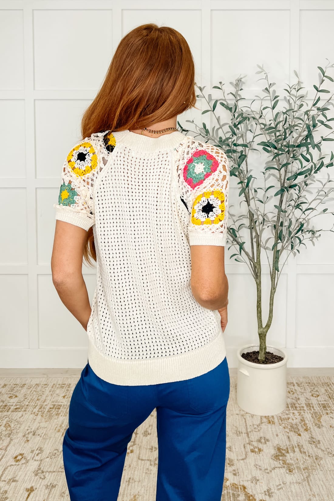 To Grandma’s House Crochet Accent Top