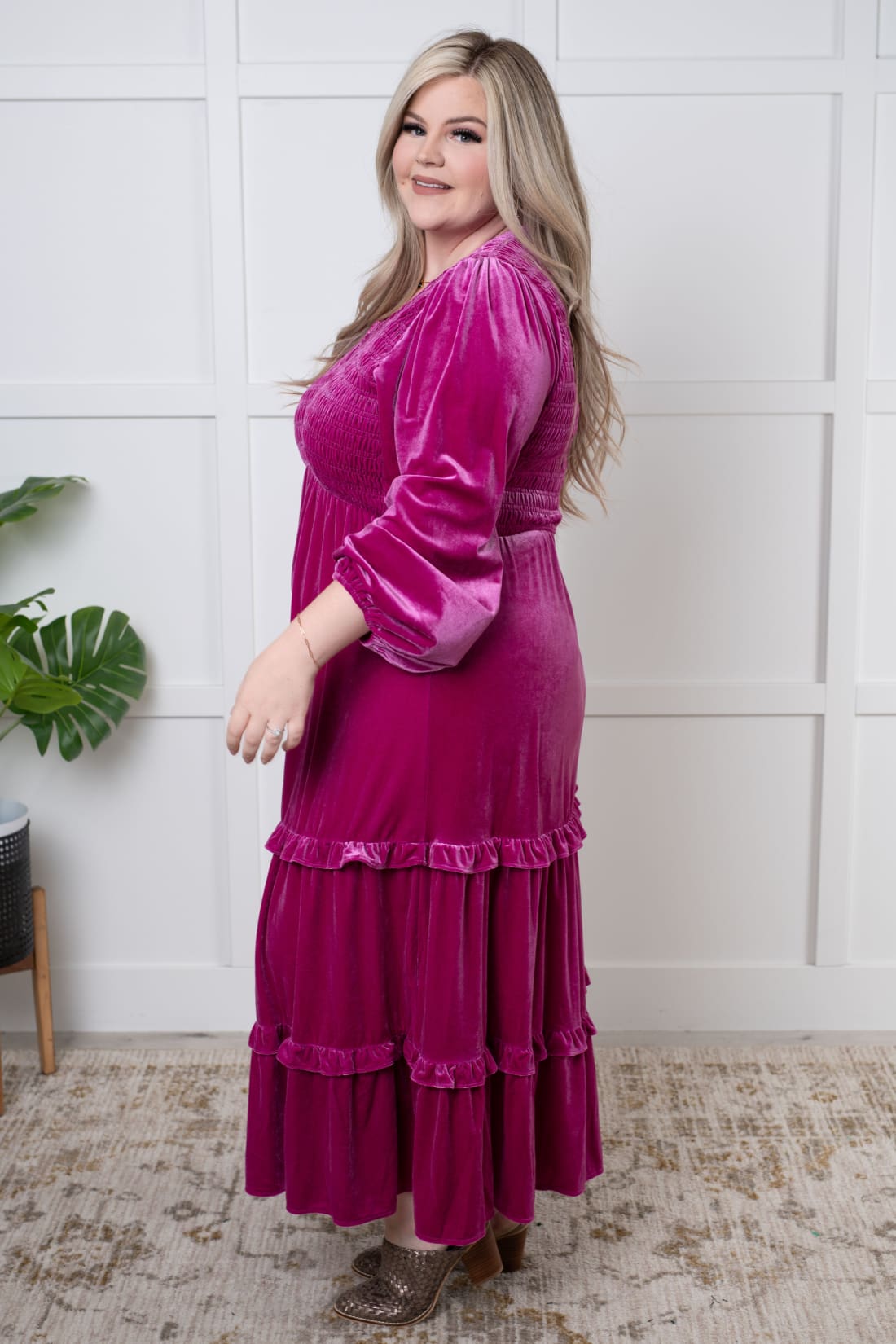 Velvet Flamenco Maxi Dress | Maxi Dresses