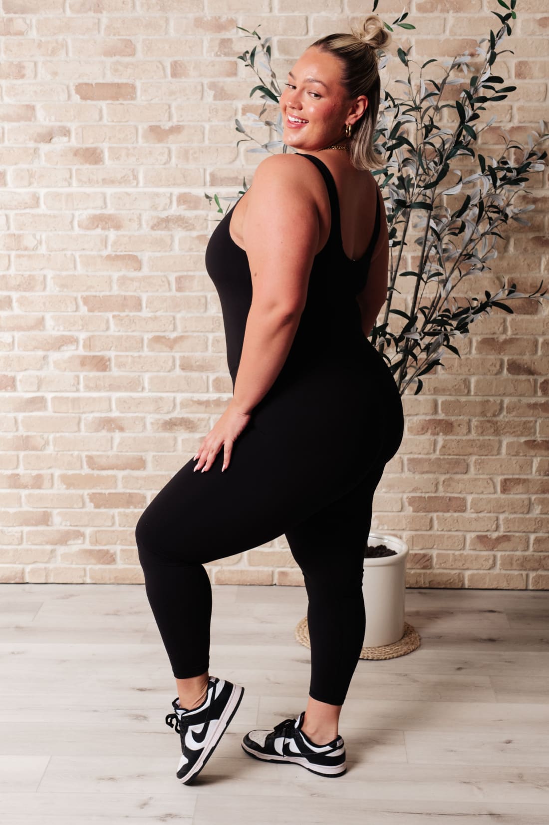 Way to Push Active Bodysuit in Black | activewear