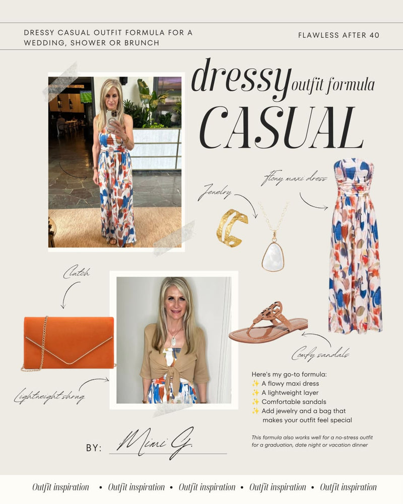What to Wear to a Casual Wedding Shower or Brunch Outfit Formula