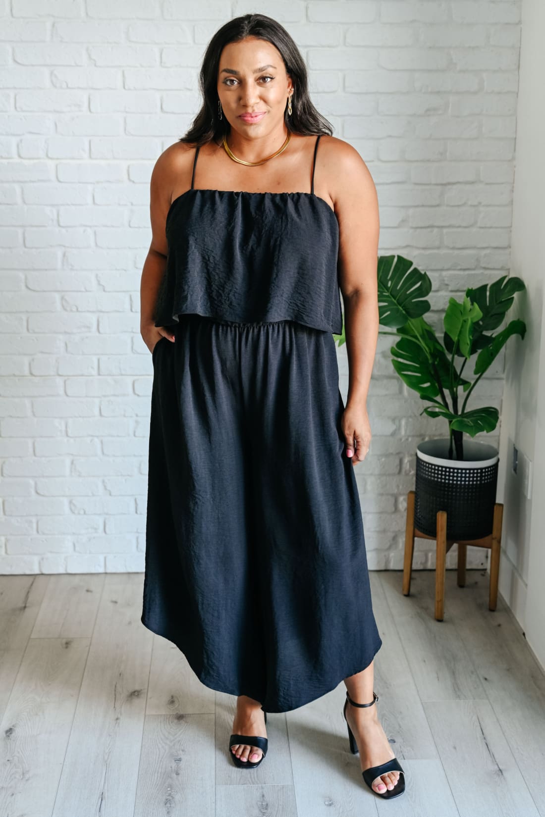 When All is Said and Done Spaghetti Strap Jumpsuit | Jumpsuits & Rompers