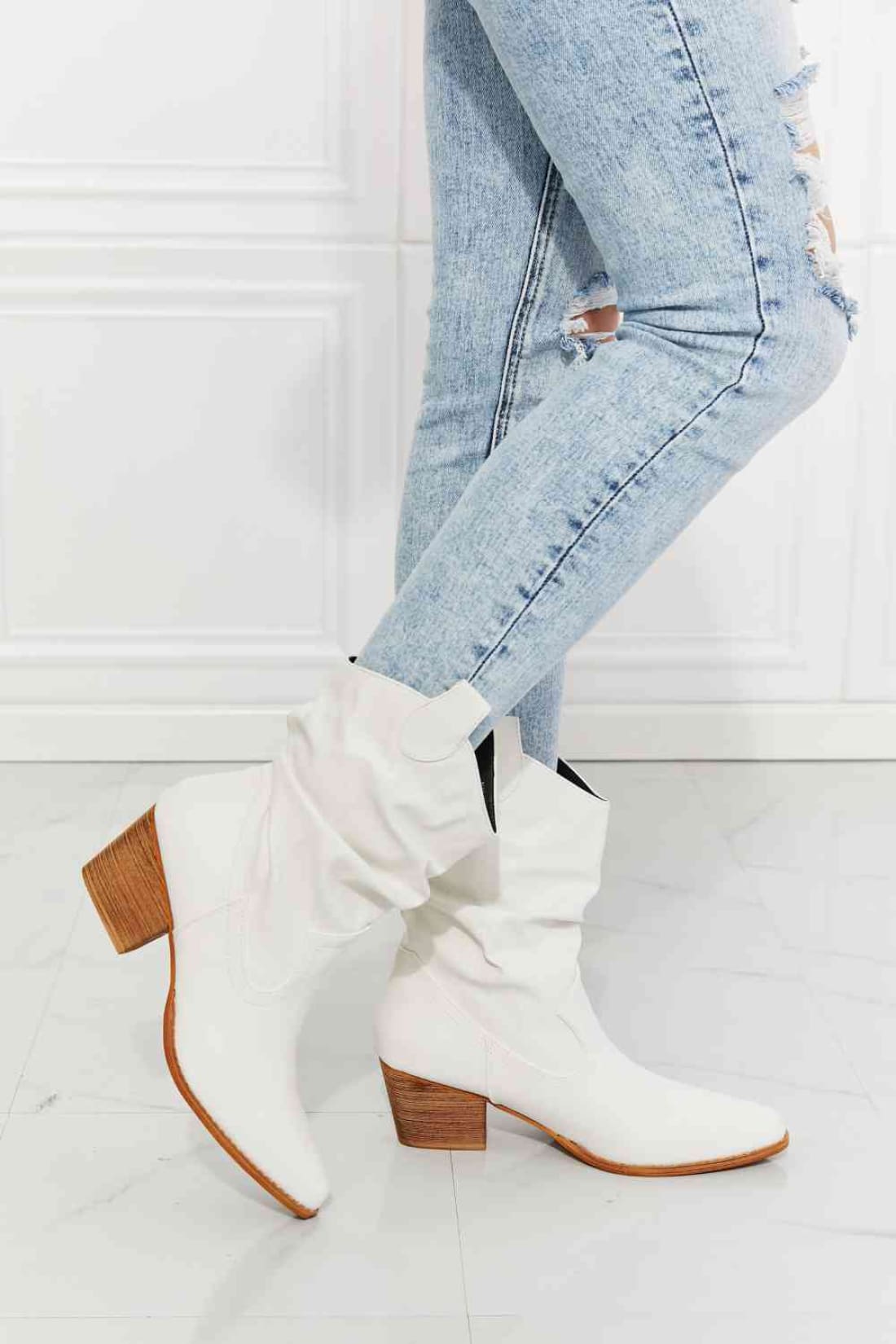 White Cowboy Booties | boots