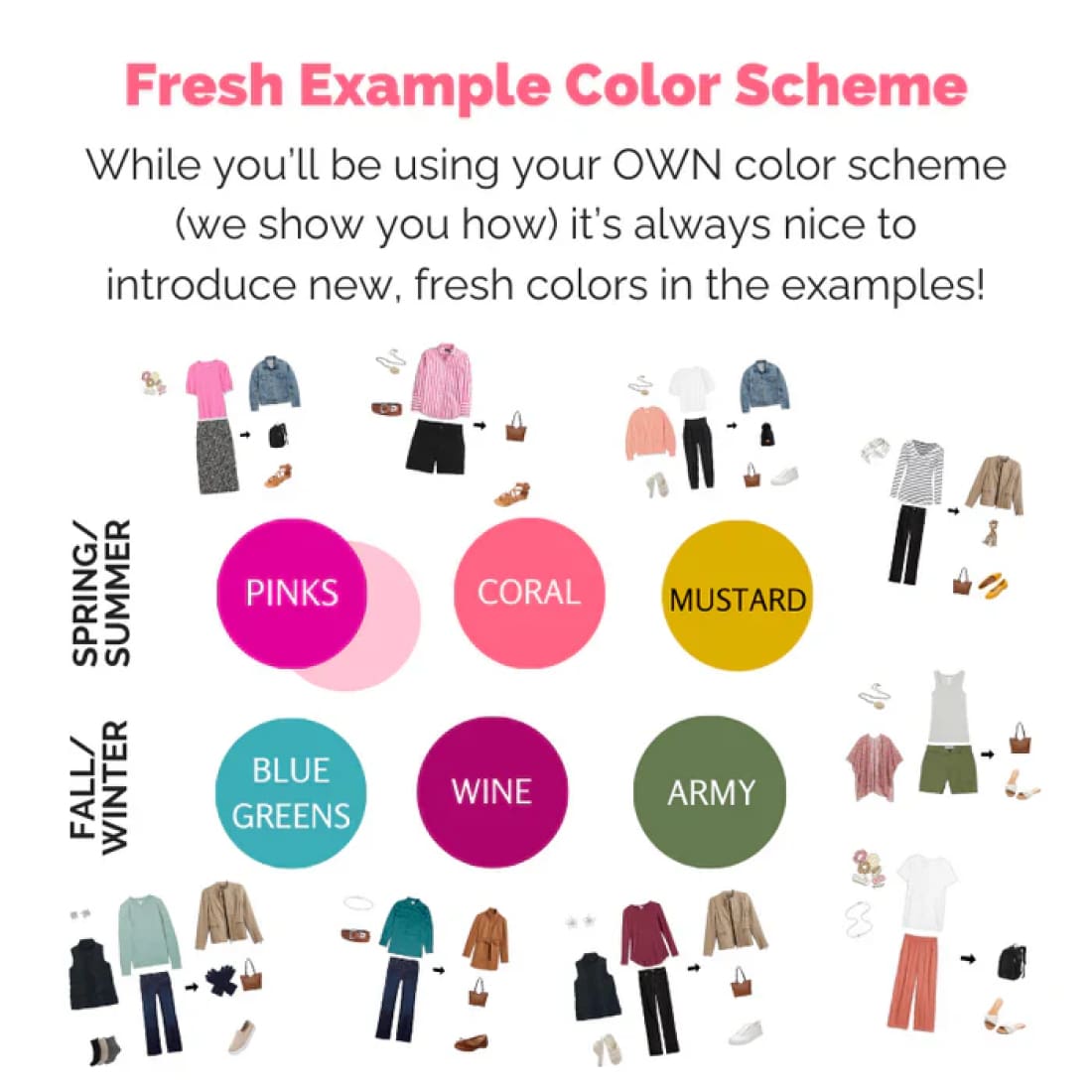 Women’s Essentials What-to-Wear Outfit Calendar