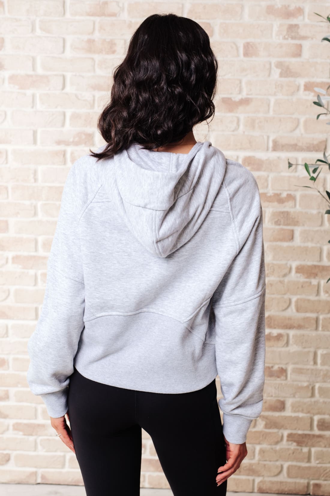 Working Up A Sweat Hooded Pullover in Grey | Sweatshirts & Hoodies