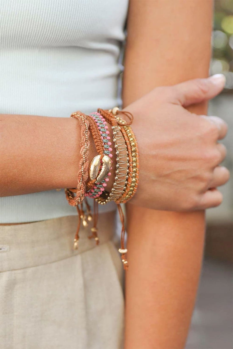 Woven Stackable Beaded Bracelet | Jewelry