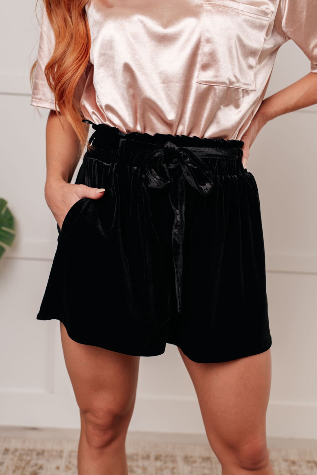 Wrapped in Velvet Shorts | shorts