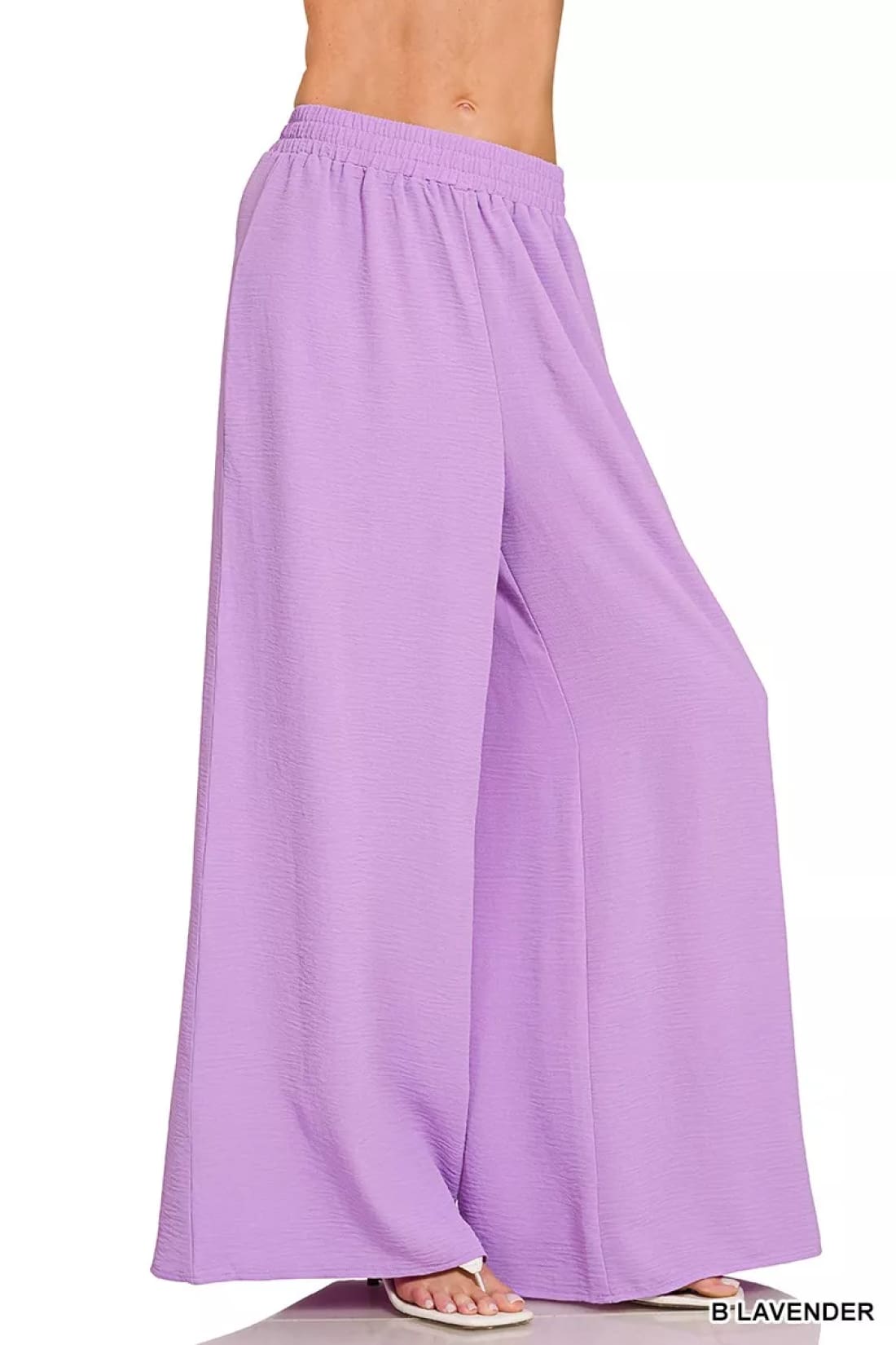 Zenana Woven Airflow Twisted Top & Wide Leg Pants Set