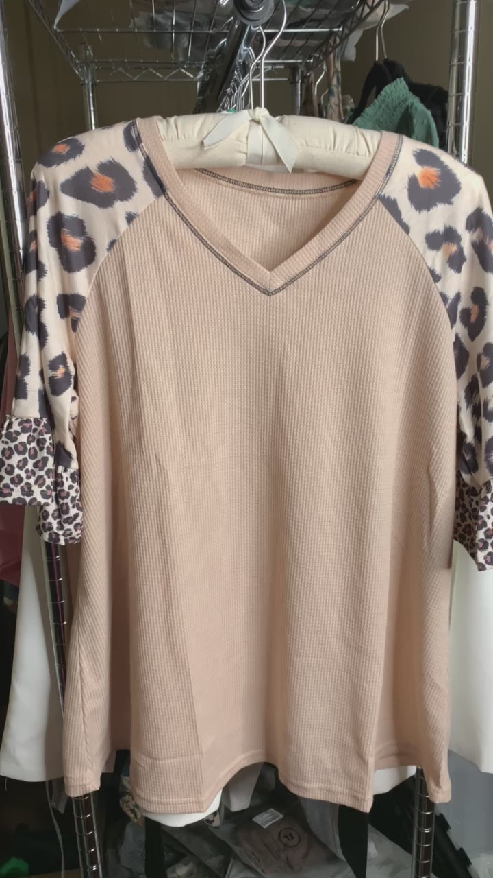 Mixed Leopard Top - Limited Quantities