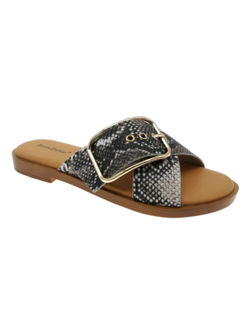 Babb 5 Taupe Combo Snake Sandals | SANDALS