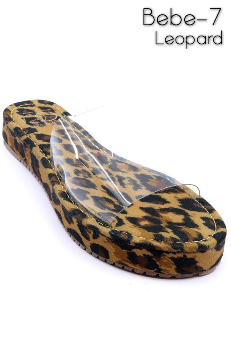 Bebe 7 Leopard Sandals | SANDALS