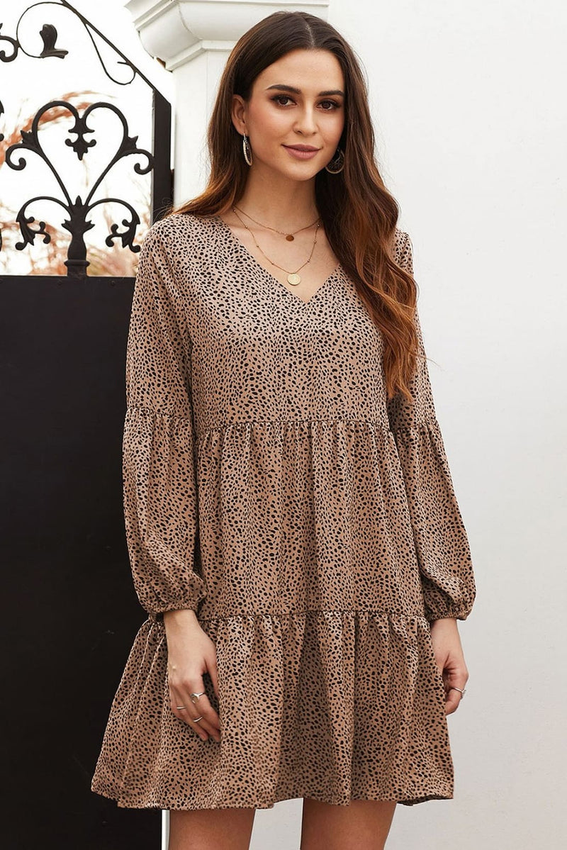 Boho Tiered Tunic Dress - Several Colors