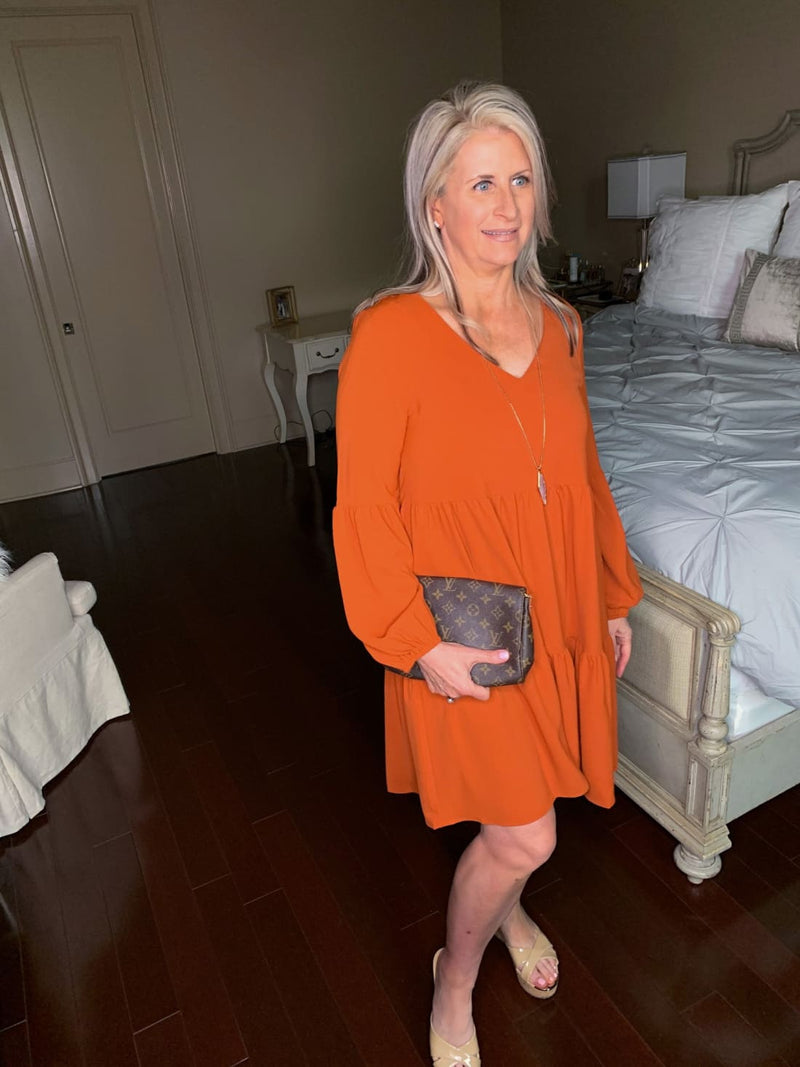Boho Tiered Tunic Dress - Several Colors