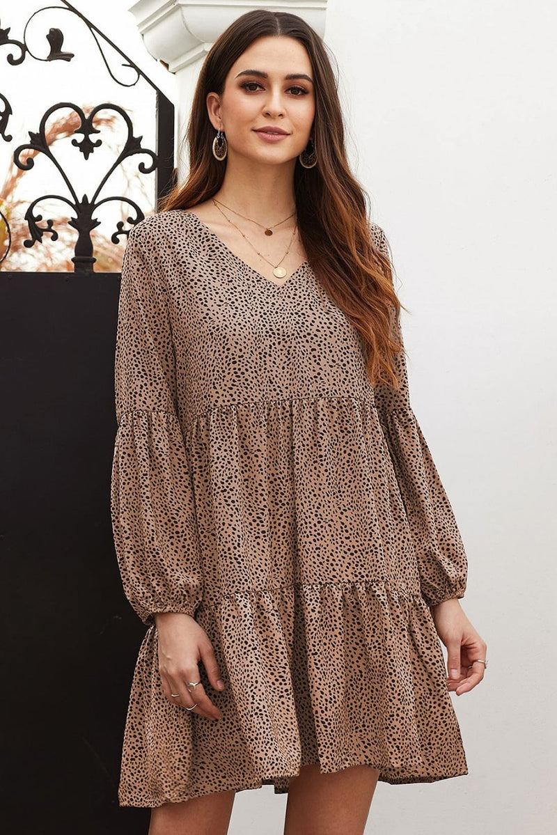 Boho Tiered Tunic Dress - Several Colors