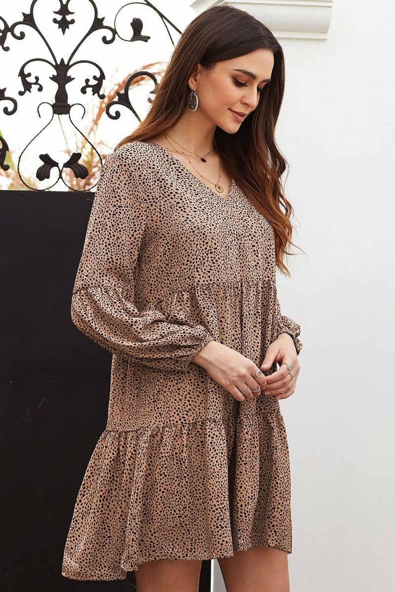 Boho Tiered Tunic Dress - Several Colors