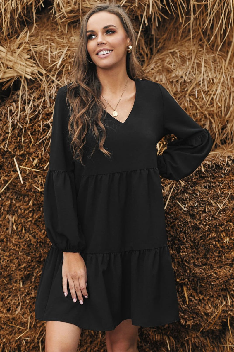 Boho Tiered Tunic Dress - Several Colors