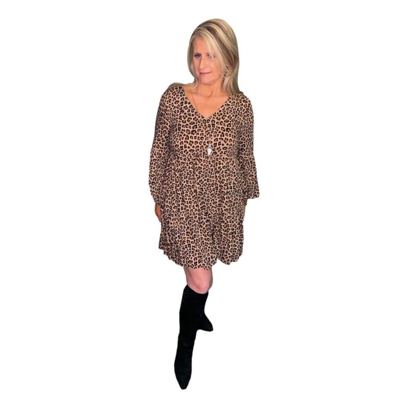 Boho Tiered Tunic Dress - Several Colors