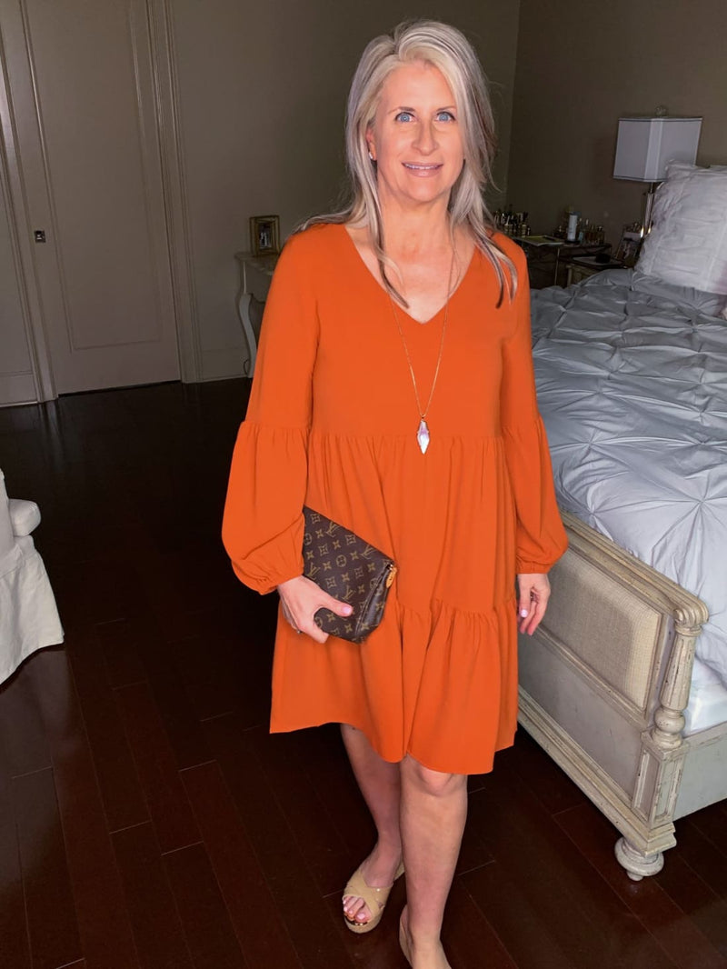 Boho Tiered Tunic Dress - Several Colors