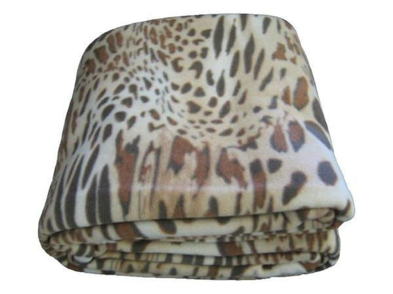 Boutique Style Animal Cheetah Print Fleece Throw Blanket - 5 sizes | Home - Bedding