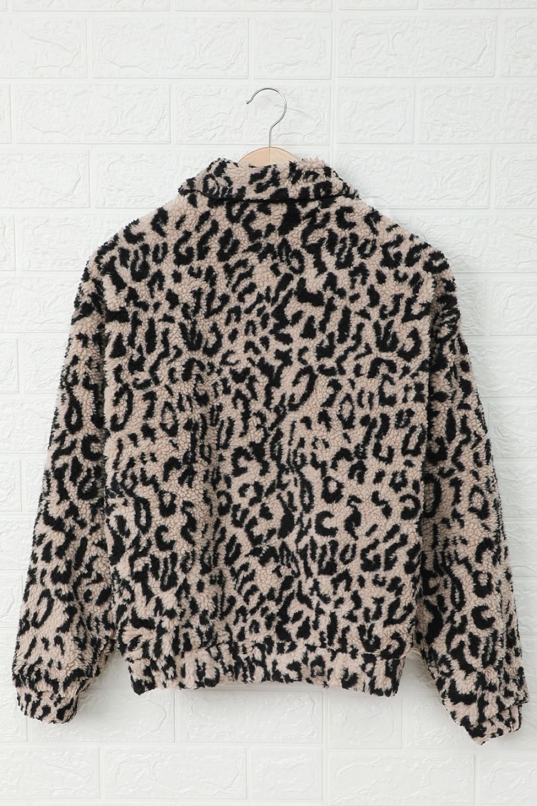 Chic Sherpa Jacket in Leopard - Sample 50% OFF | Jackets & Coats