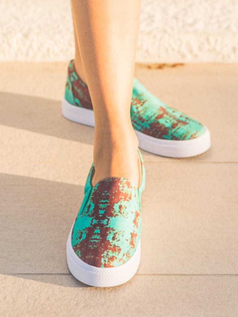 Gaby 1 Rusted Turquoise Sneakers | SNEAKERS