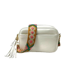 Leather Crossbody Bag with Interchangeable Straps | handbag