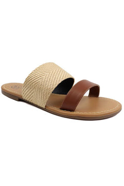 Lexi 8 Tan Combo Sandals | SANDALS