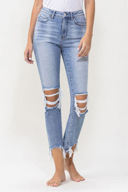 Lovervet Full Size Courtney Super High Rise Kick Flare Jeans | jeans