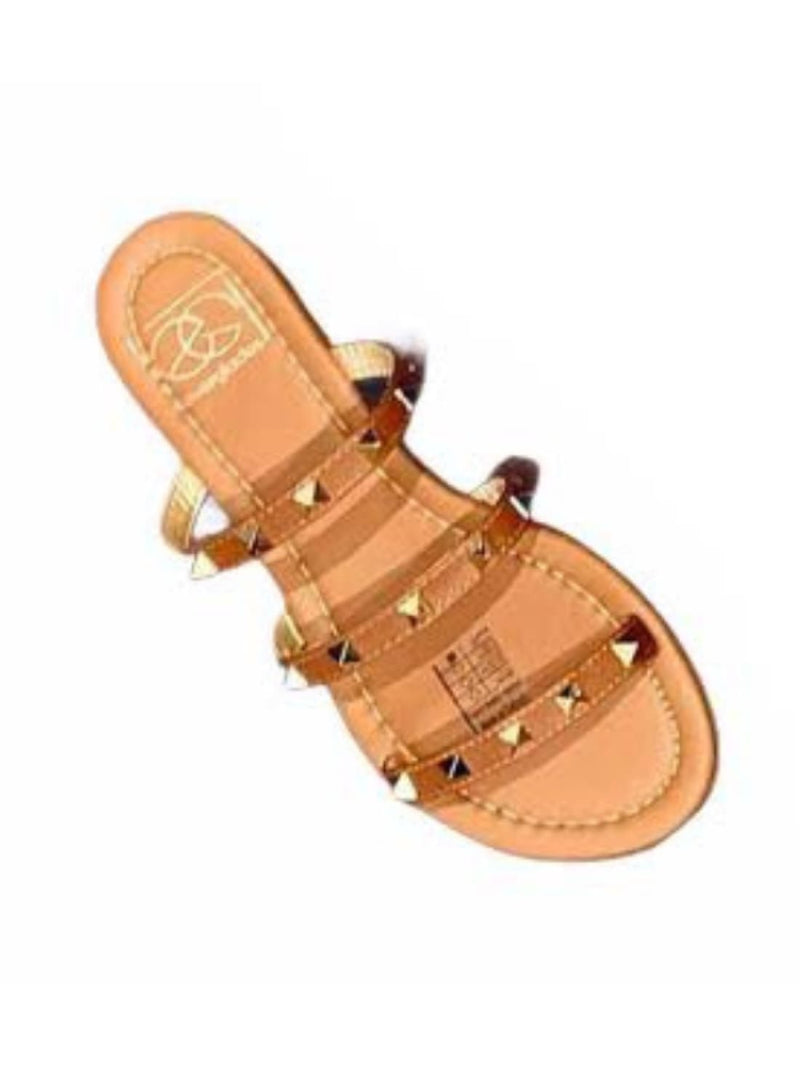 Lulu 17 Tan Sandals | SANDALS
