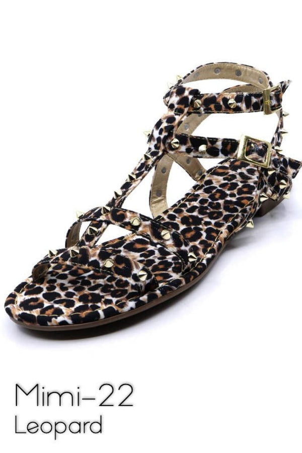 Mimi 22 Leopard Sandals | SANDALS