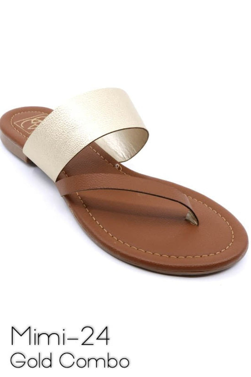 Mimi 24 Gold Sandals | SANDALS